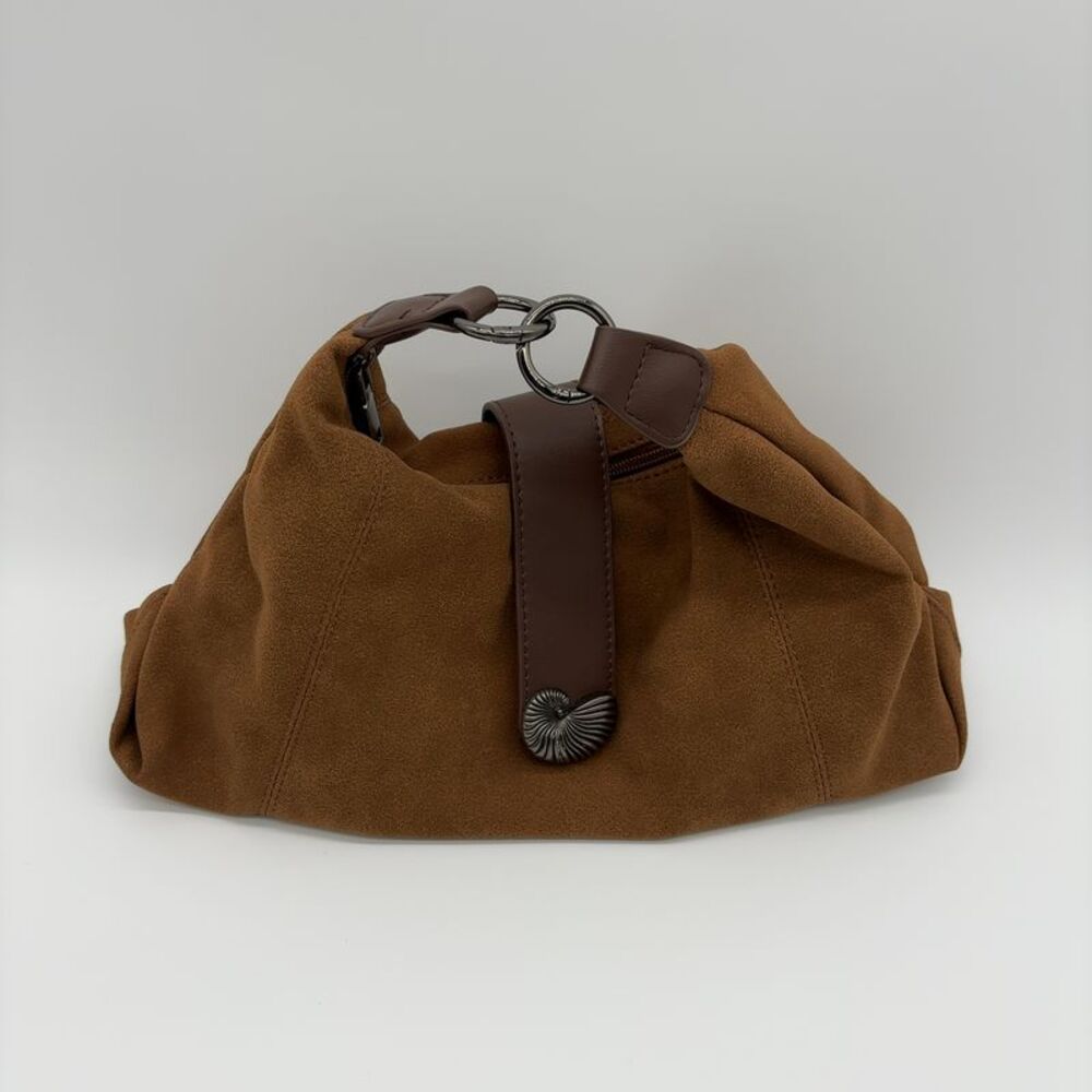 Boutique Shoulder Hobo Bag in Brown